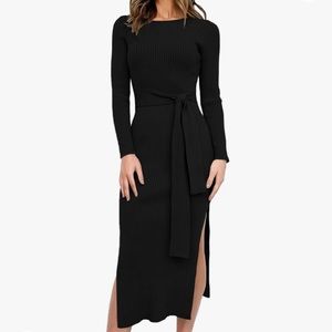 Black Cozy Dress - Worn Once
